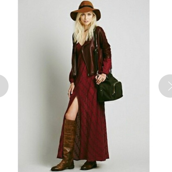 Rare!! Vintage Free People "Sandcastles in the Sky” Maxi embroidered dress (XS) - Picture 2 of 16